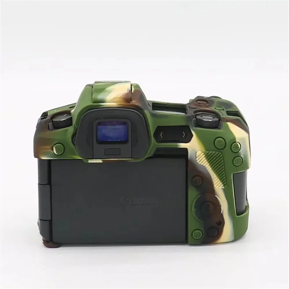 Camera Body Case Voor Canon EOS R10 R7 RP R6 R 7D 77D 600D 650D 700D Zachte Siliconen Armor Shockproof cover
