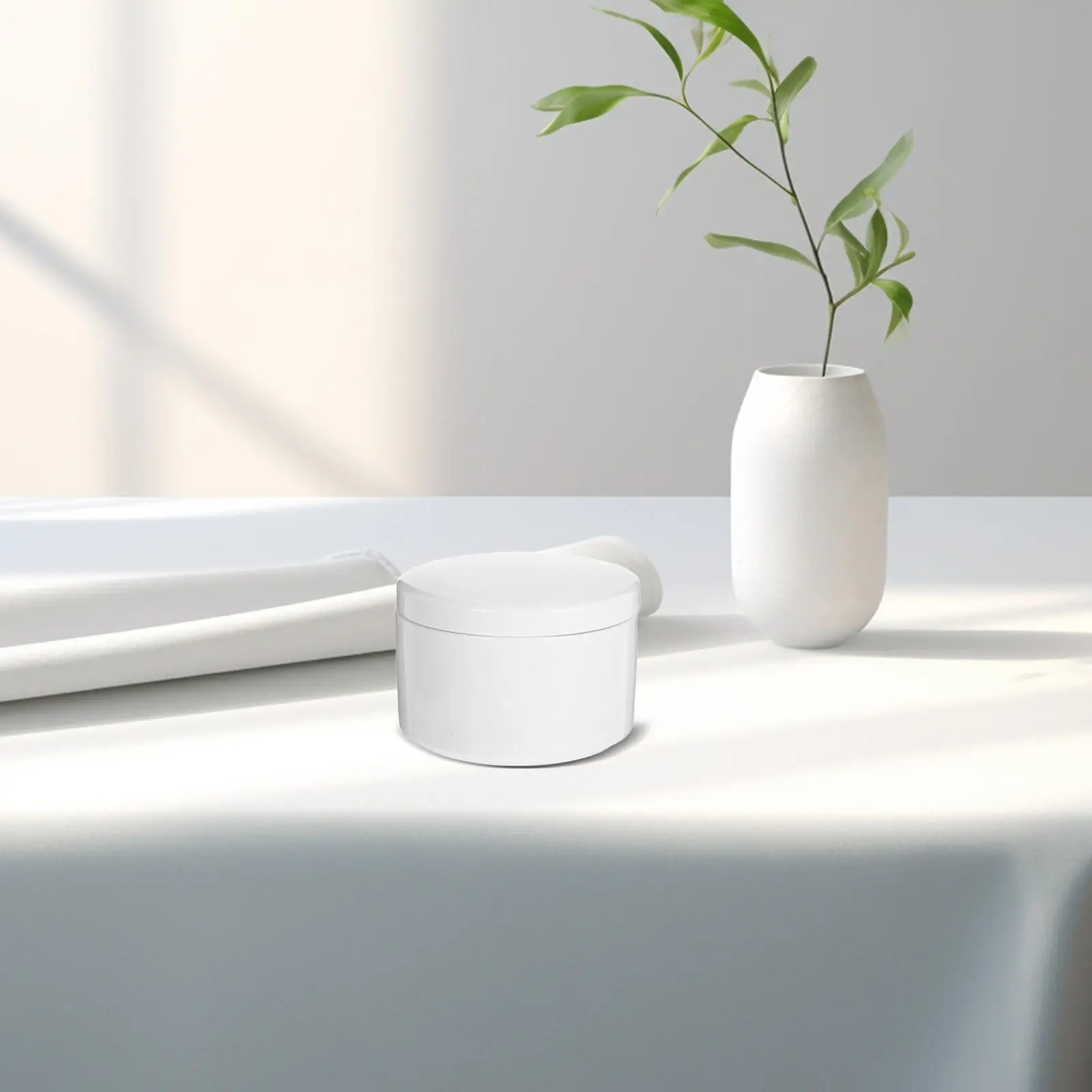 White Porcelain Jewelry Box Ceramic Ring Case Earrings Storage Container Necklaces ganizer Round Box for Rings Pendants Daily