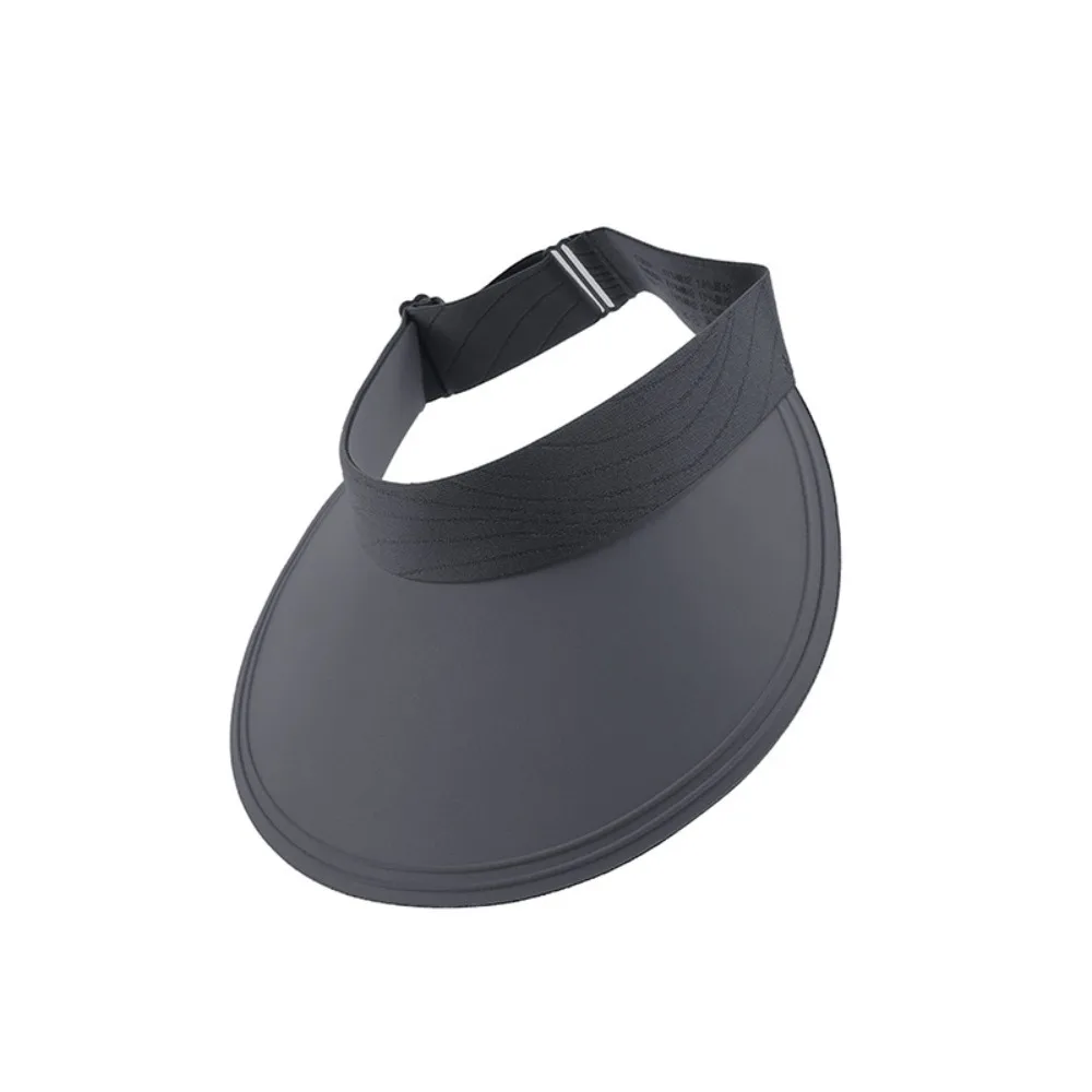 Ice Silk Summer Seamless Sun Hat Large Brim Empty Top Sunscreen Baseball Cap UV Protection Sun Protection Breathable Air Sun Hat