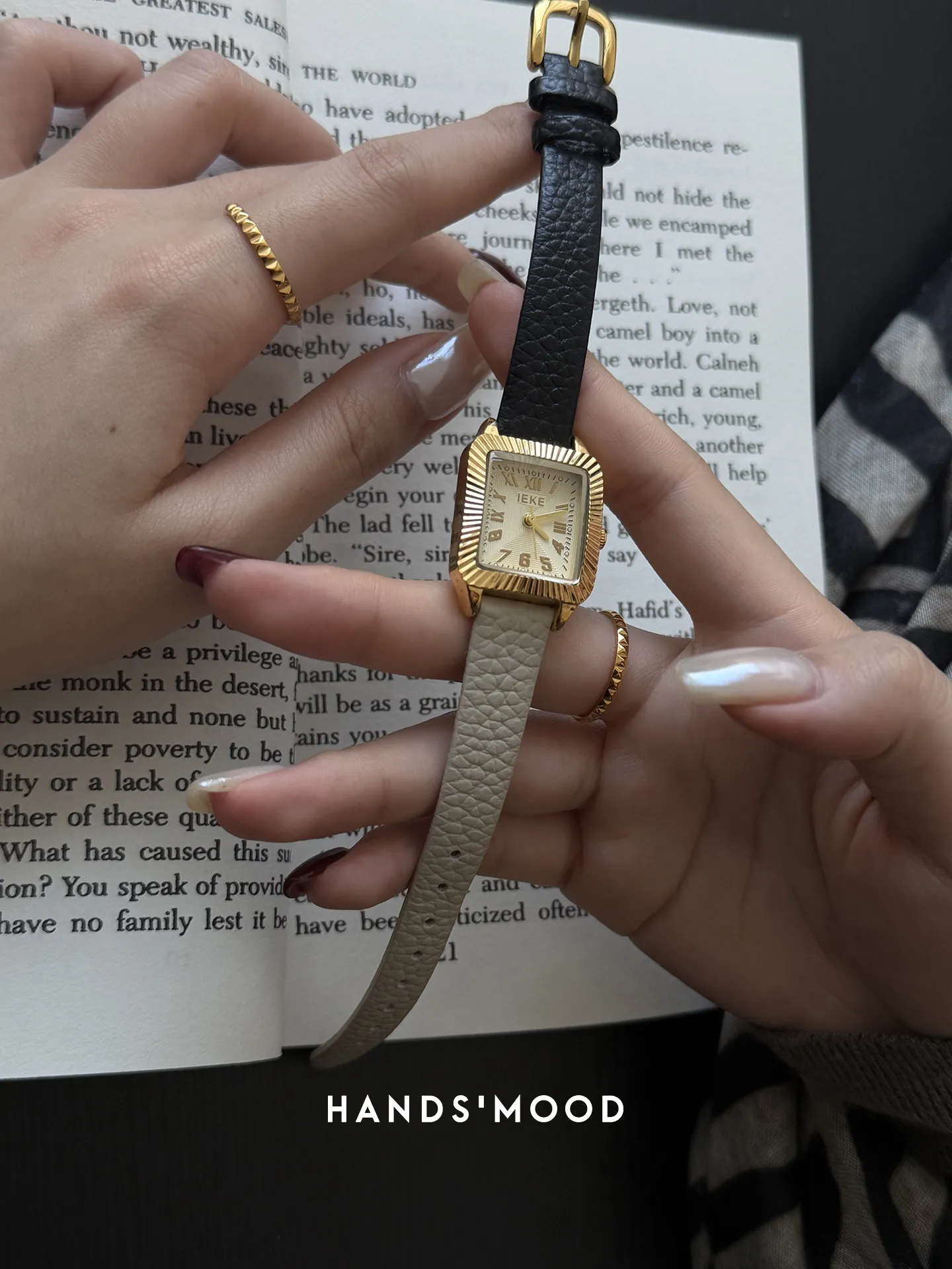 New Design Leather Strap Square Dial Fashion Quartz Watch For Women High-Quality Wristwatch, A Perfect Gift For Your Girlfriend.