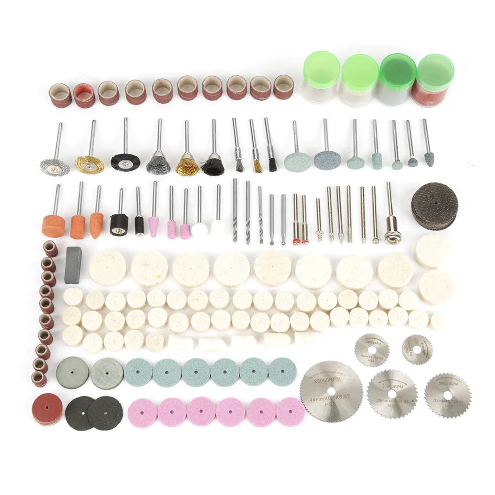 Rotary Tool Accessory Rotary Tool Accessory Set Kit for DIY Cutting Carving Sanding Polishing Drilling