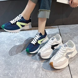 Kadın Sneakers yeni yaz nedensel nefes Sneakers moda Lace Up nefes Sneakers platformu açık yürüyüş tasarım ayakkabı