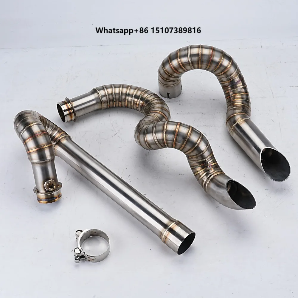 

Silver Stainless Steel Full Section Exhaust Modification for Bonneville Bobber Motorcycle 2014-2025