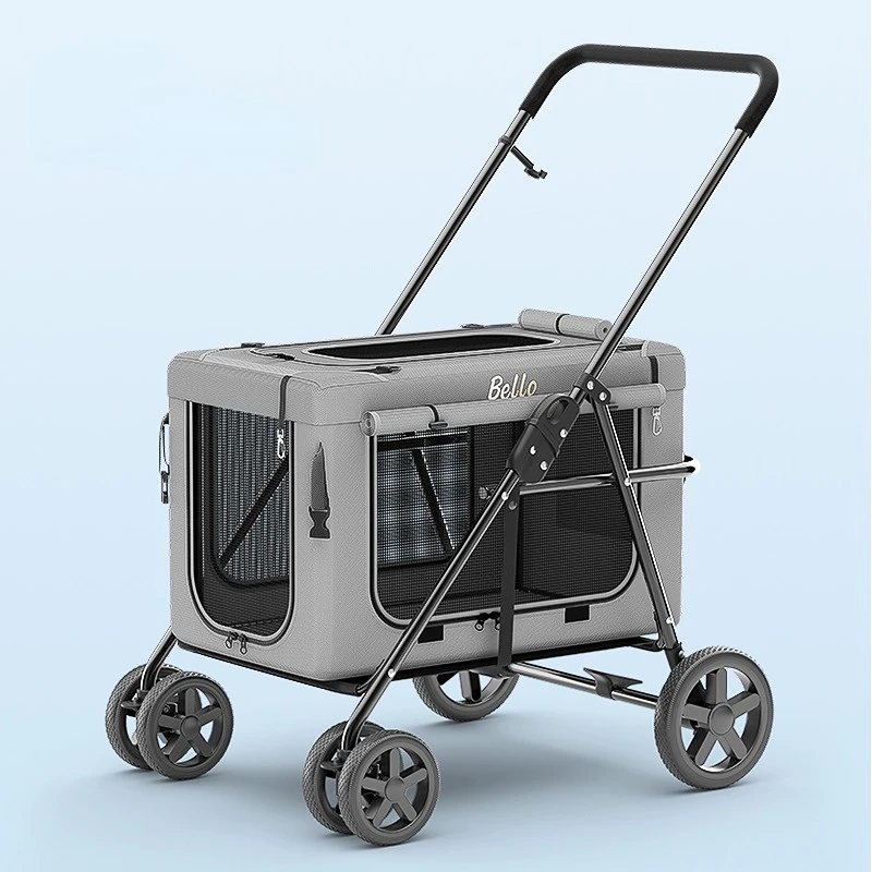 

Pet Cart Folding Large Creative Outdoor Touring Car Pet Bag Walking Shopping Fashion Interior Car Cat and Dog Accessories