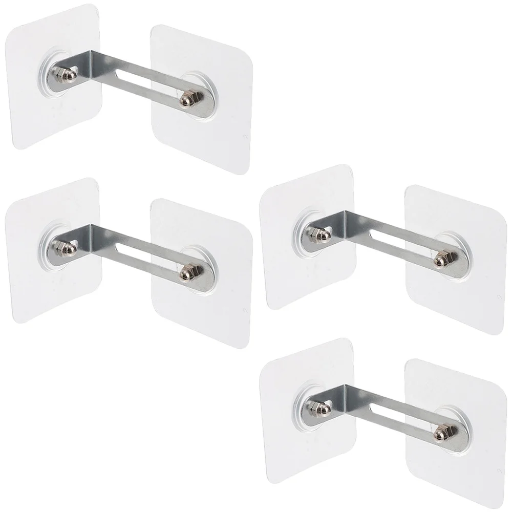 

4 Pcs Anti-fall Anchor Dresser Wall Safety Anchors for Furniture Baby Proofing Tip Kit Secure to Kids Bookcase