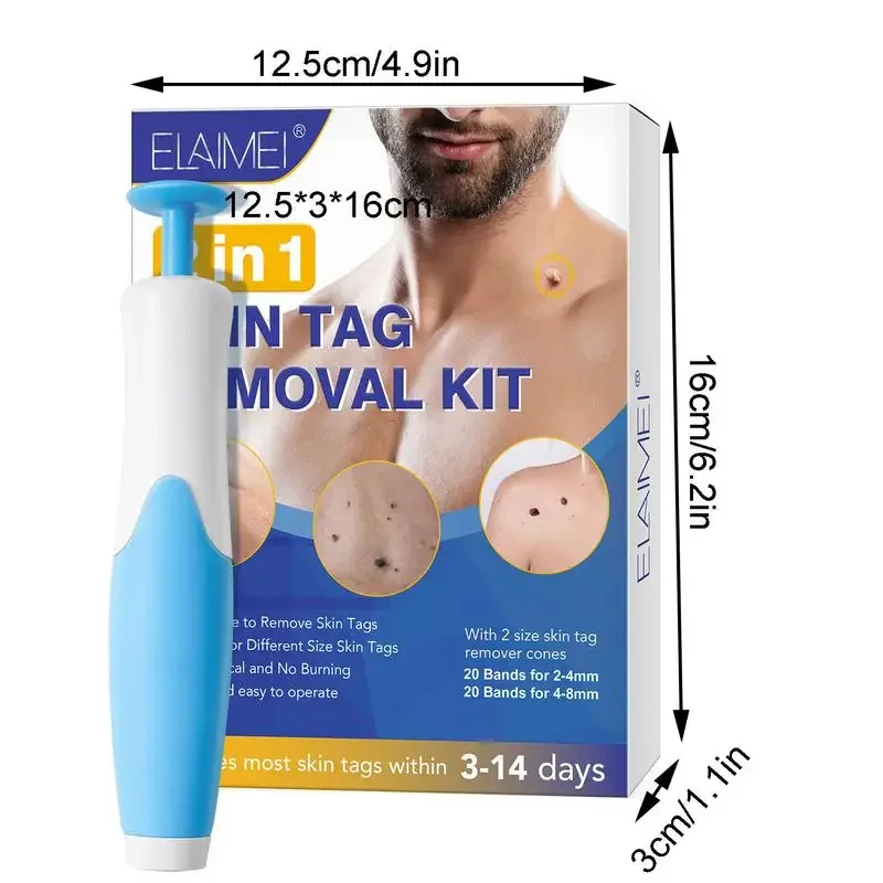 Double Headed Wart Removing Pen Set Auto Skin Tag Remover Painless Mole Wart Remover Skin Tag Removal Kit Skin Care Beauty Tool image 6