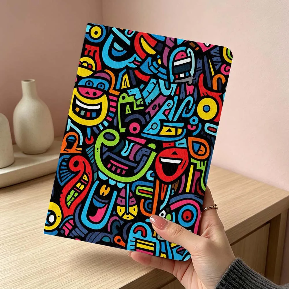 Colorful Abstract Art For Xiaomi Redmi Mi Pad 8 7 6 5 4 2 SE K Pro Max Ultra Poco Pad Inch Tablet Case Soft