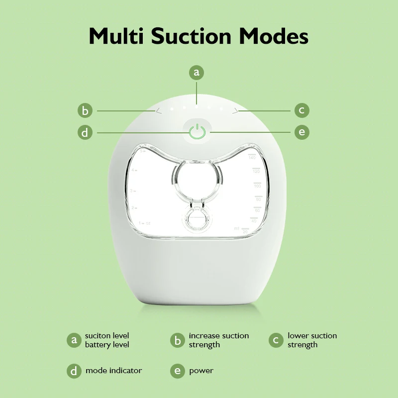 أفضل بيع التطبيق التحكم قوية خفيفة الوزن توفير الوقت تصميم جديد سيليكون الرضاعة الطبيعية مضخة الثدي واحدة