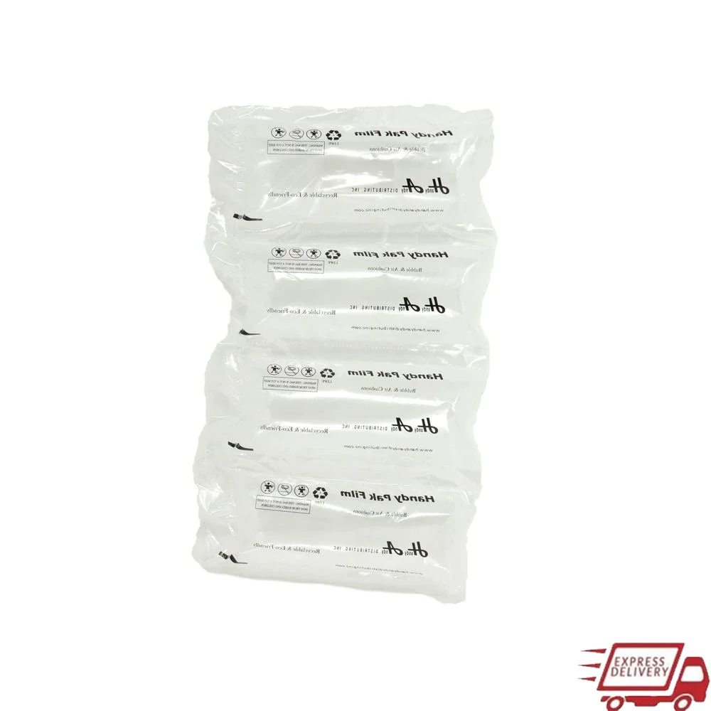 

Air Pillow Cushion Film 4X8 Mini Pak'r Handy Pak Pro 984Ft Roll LDPE Easy Tear Perforations Inflated Thickness 1 1/2in 300M 8"