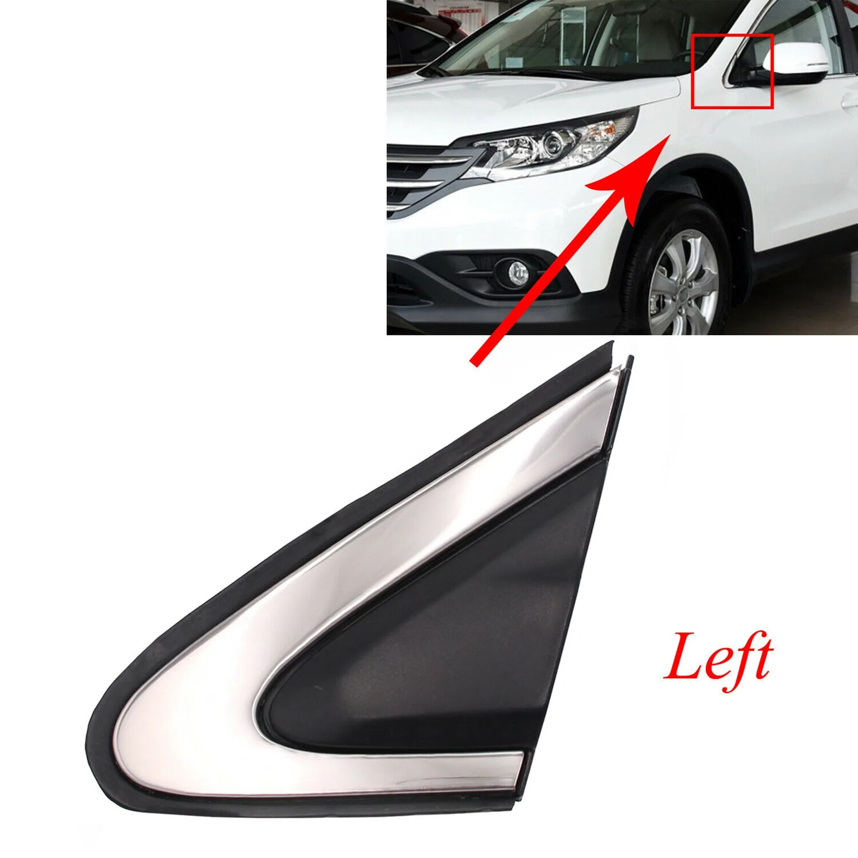 Left Side Corner Pillar Garnish Fit for Honda CR-V 2012-2016