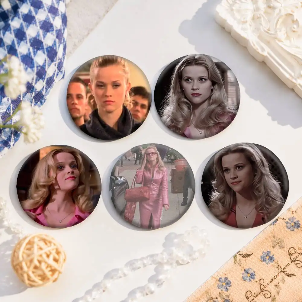 A-L-Legally-Y Blonde (11) Anime Round Badges, Brooches, Clothing Accessories, Birthday Gifts, Anime Conventions