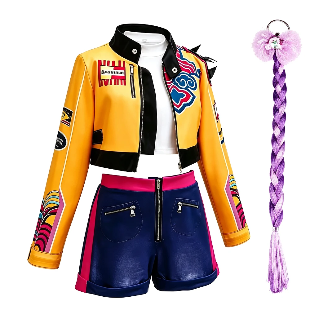Koreanische Kinderkleidung 2026 3D-Druck 3-teiliges Rollenspiel Musik-Performance-Kostüm Tanzkostüm Kinder-Sänger-Cosplay Team-Uniform – Detail 7