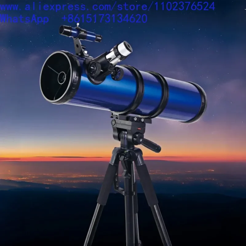 Wholesale Newtonian Reflection Telescope 114mm Large Aperture Astronomical Telescope with Mobile Phone Clip Accessories view 2
