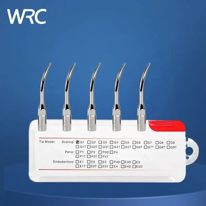 

5Pcs Dental Ultrasonic Scaler Tips G1 for EMS Ultrasonic Scaler Periodontics Endodontics Dentists Instruments