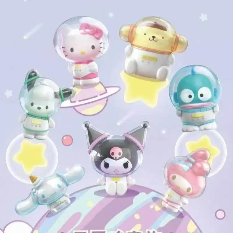 

Новый оригинальный запас Sanrio Family Candy Planet Series слепая коробка настольное украшение милые игрушки высокого качества подарок на день рождения для девочек