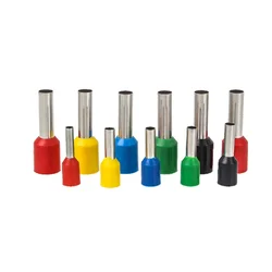 100PCS Insulated Ferrules Crimp Terminal Cord End Wire Connector E0508 E7508 E1008 E1508 E2508 Electrical Wire Terminal Eletrico