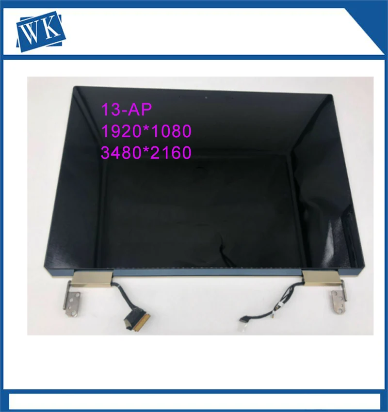 Tela LCD de 13,3 polegadas para Spectre x360 13-AP, Conjunto de Display Touch FHD L37646-001