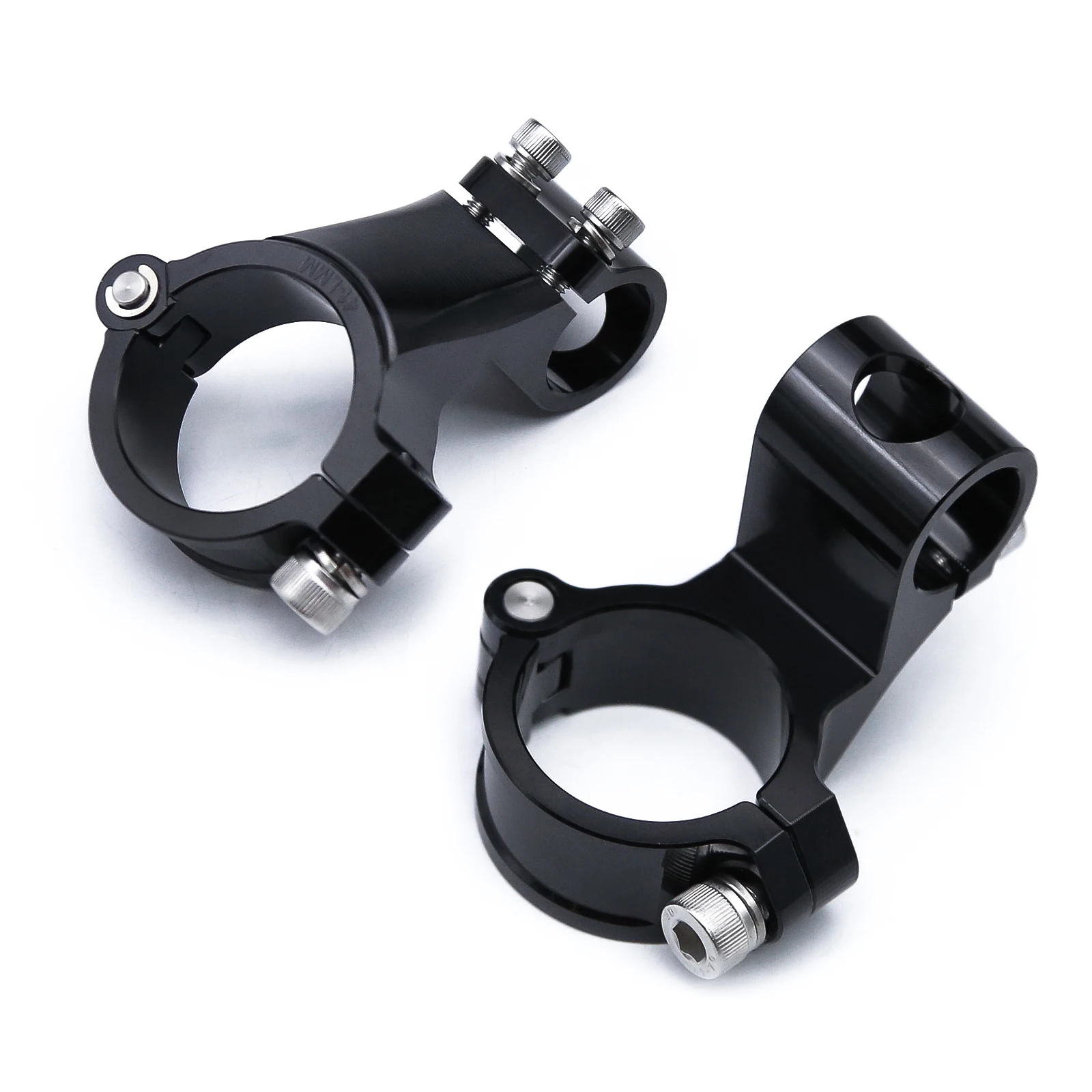 

37mm 41mm 43mm 45mm 48mm 50mm 51mm Universal CNC Motorcycle Clip on Ons Fork Riser 1.5"Handlebar Clip-Ons