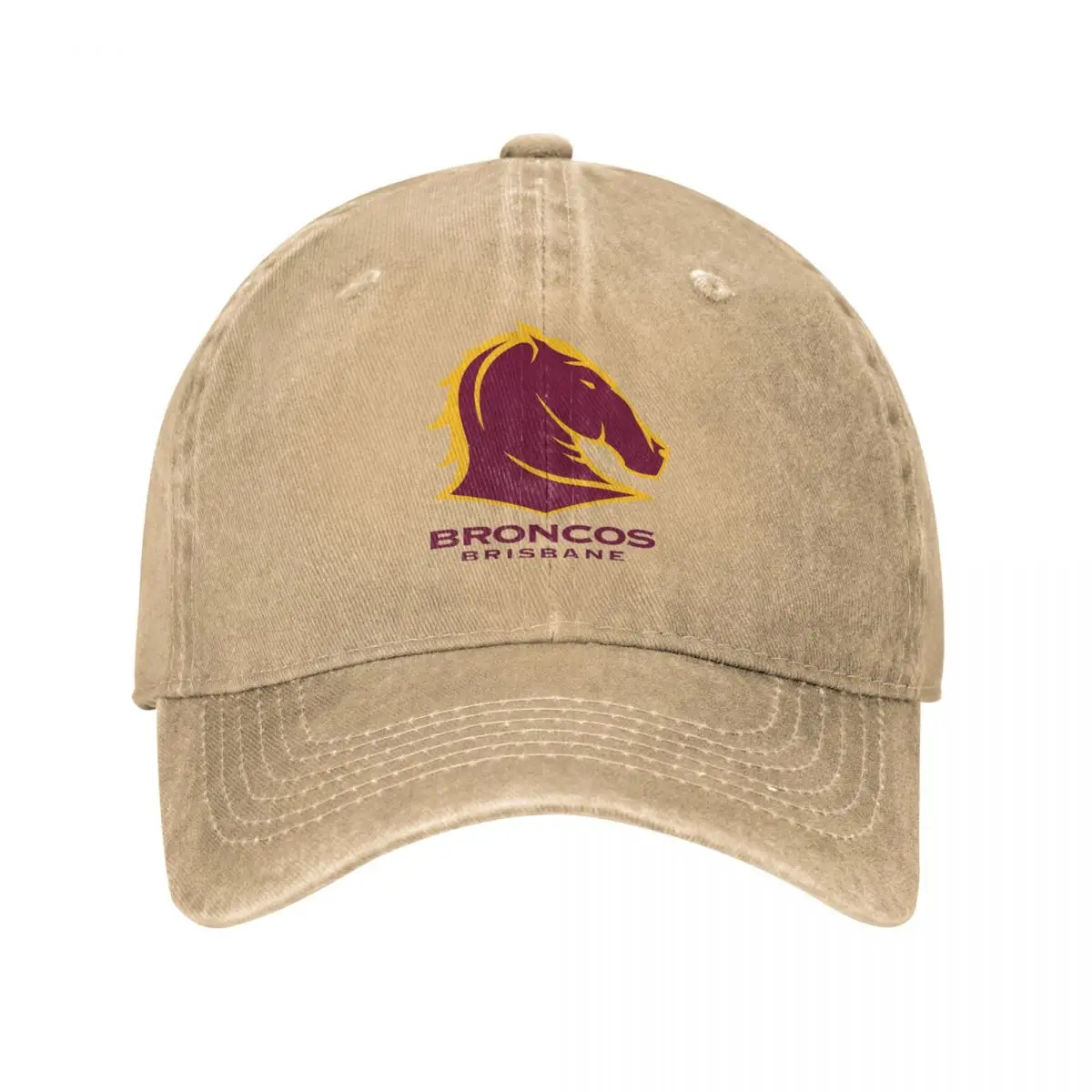 Broncos-Brisbane Baseball Caps Fashion Denim Hats Outdoor Adjustable Casquette Sports Baseball Cowboy Hat for Unisex