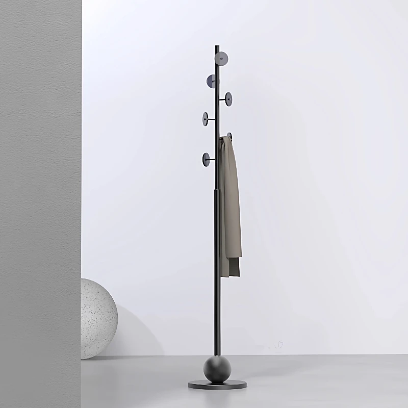 Home Bedroom floor hanger vertical Standing coat rack Shelf Dress hanger shelves Clothes hangers organizer living room furniture