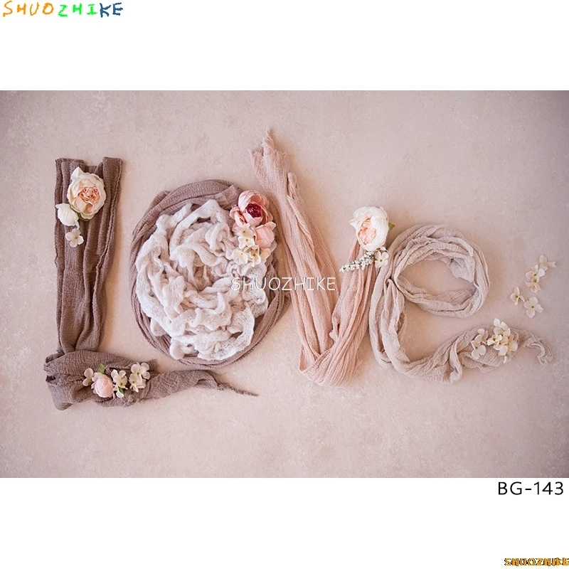 SHUOZHIKE حديثي الولادة صورة التصوير خلفية الزهور سوينغ عيد ميلاد الفن خلفية الطفل معرض الصور الدعائم BG-04