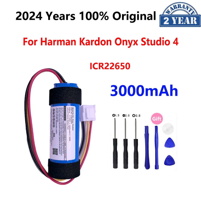 100% Original Replacement Battery For JBL HarmanKardon HK Go Play Onyx Mini Onyx Studio 1 2 3 4 5 6 Speaker Bateria Batteries