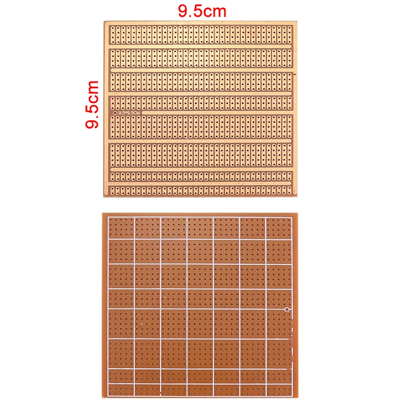 5Pcs 9.5*9.5CM DIY Prototype Paper PCB Universal Experimental Matrix Circuit Board Two Three Four Five Holes 9.5x9.5CM