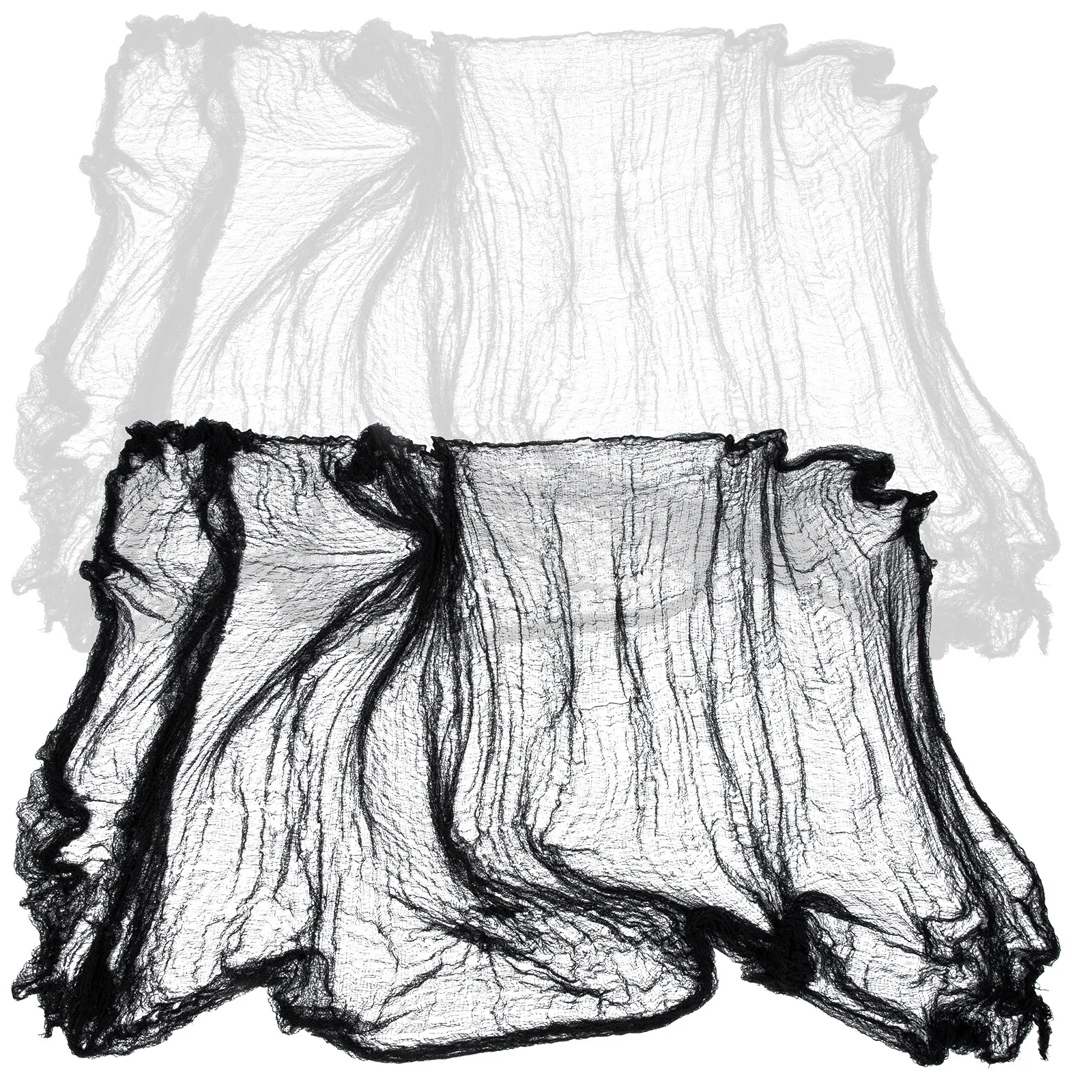 

2 Pcs Horror Gauze Props Decorations Halloween Spooky Fabric Party Scene Cloth Polyester Home