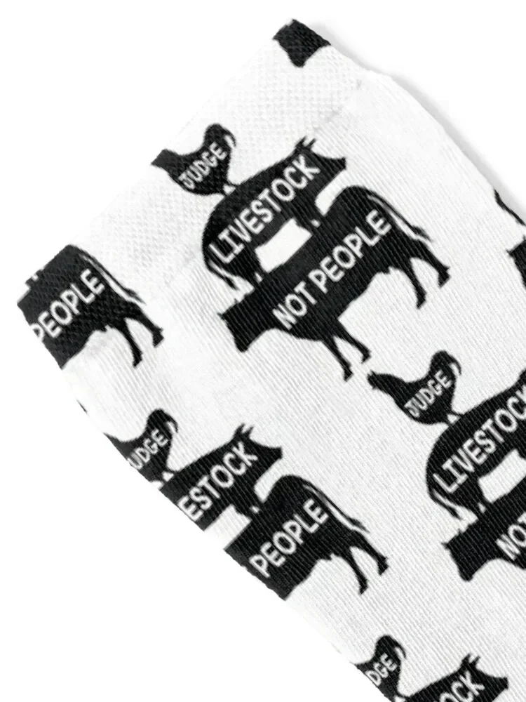 livestock show judge livestock not people Socks anti-slip golf Designer Man Socks Women's