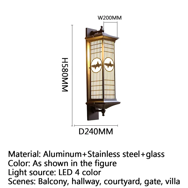 SOURA-Contemporânea LED Lâmpadas de Parede Exterior, Simplicidade Elétrica, Impermeável, Varanda, Corredor, Pátio, Villa, Portão, Hotel