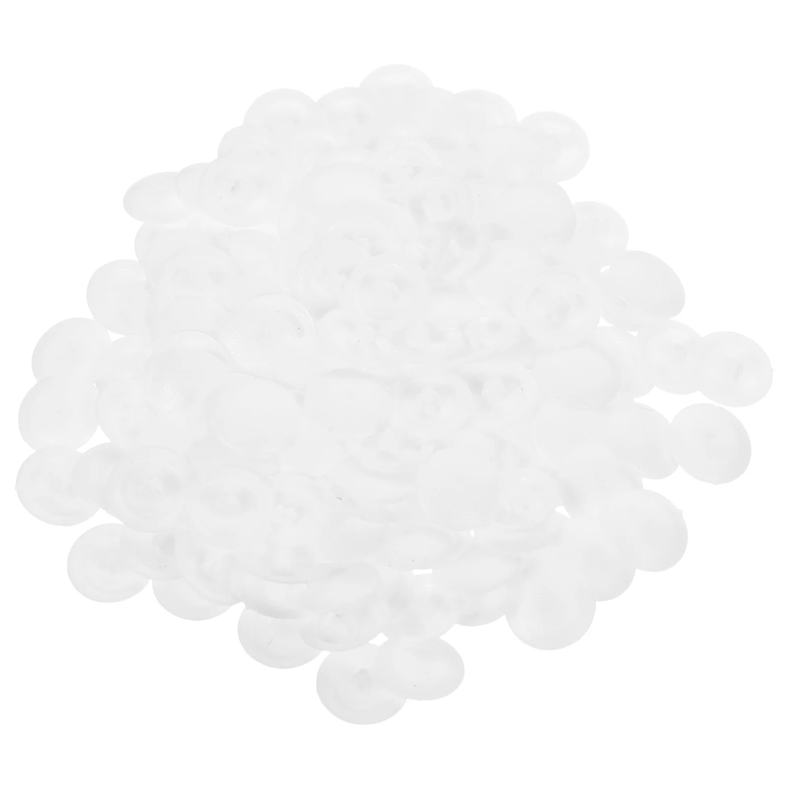 

200Pcs White Plastic Screw Cap Plugs 12mm Protective Covers Nut Caps Decorative for Indoor Table Cabinet Bookcase