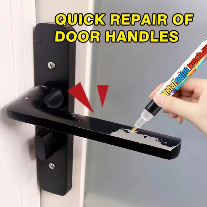 Metal touch-up pens-Stainless steel paint scratch repair,bathroom and kitchen paint restoration,black,white and gray touch pens