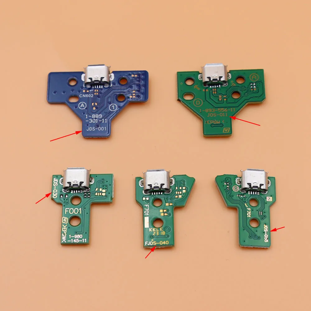 1/2/5/10PCS  Replacement JDS-001 JDS-011 JDS-030 JDS-040 JDS-055 Micro USB Charging Port Socket Board For PS4 Pro Controller