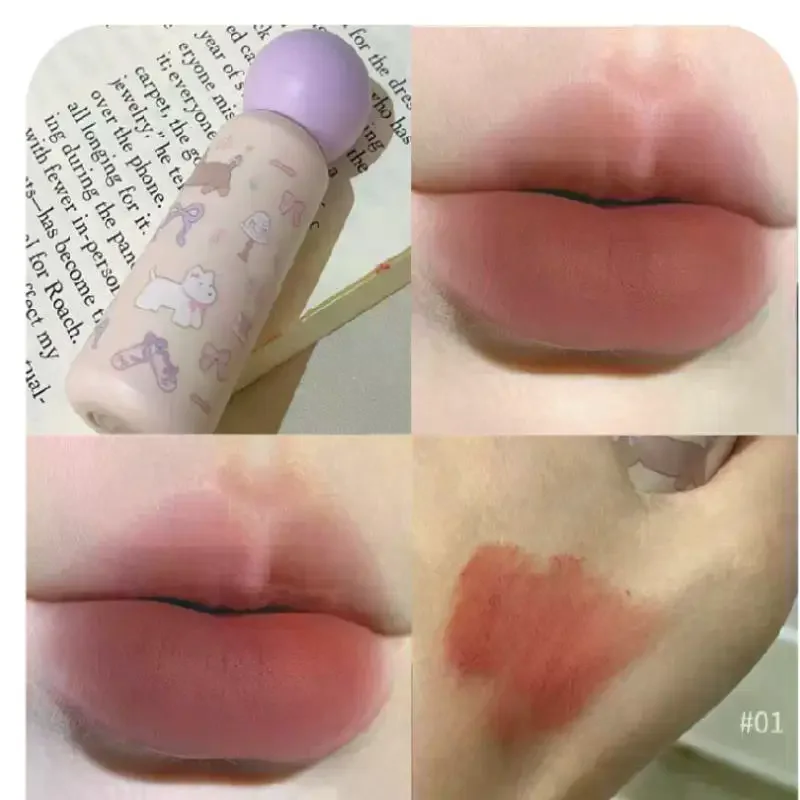 HERORANGE Nude Matte Lip Mud Wodoodporna, nieprzywierająca płynna pomadka do ust Długotrwały, mocno napigmentowany błyszczyk do ust Koreańskie kosmetyki