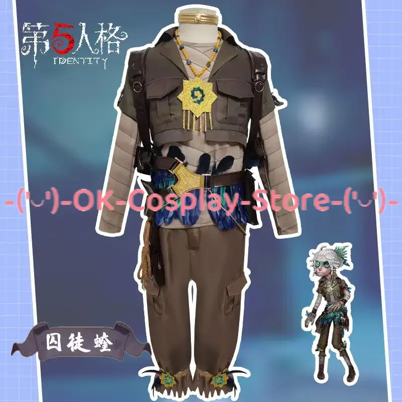 Game Identity V Prisoner Luca Balsa Cosplay Costume Anime Suit Halloween Carnival Uniforms Custom Made