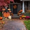 Fall Pumpkin Garden Flag 12x18 Inch, Double Sided Thanksgiving Yard Decor jjp