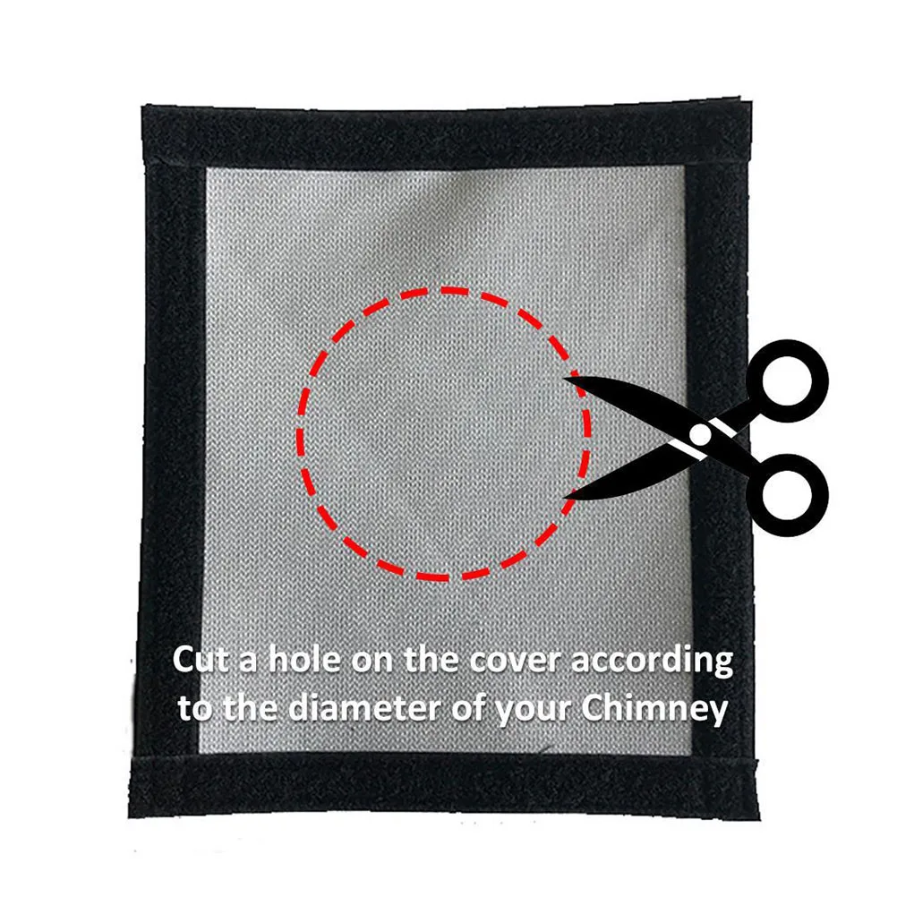 

Flame-Retardant Jack Fireproof Chimney Protective For Tent Camping Anti-Scald Stove Ring Outdoor Furnace Accessory Glass Fiber