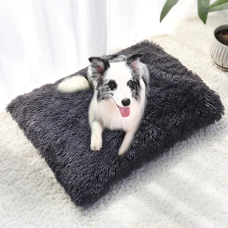 Dog Bed Mats Vip Washable Large Dog Sofa Bed Portable Pet Kennel Fleece Plush House Full Size Sleep Protector Product Dog Bed