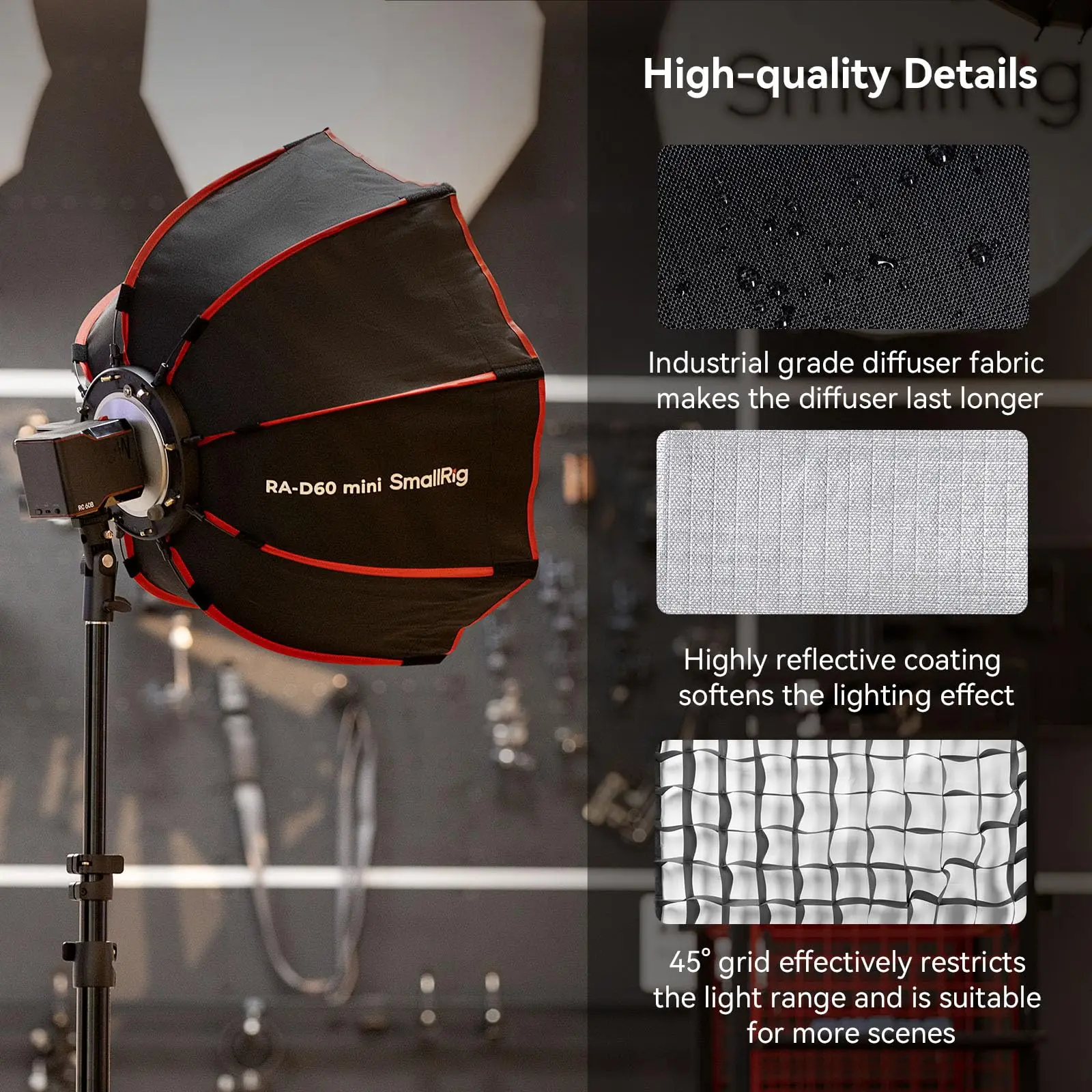 SmallRig RA-D60 Parabolic Softbox, 23.6\