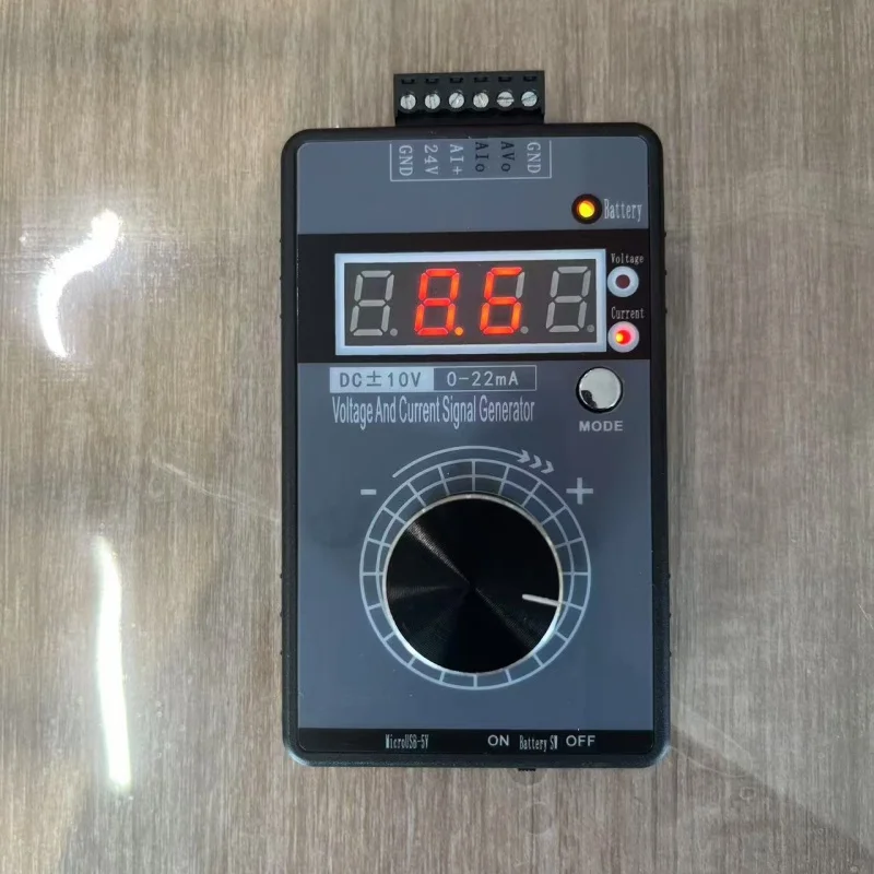 Handheld 4-20MA signal Generator, with 0-10V/0-20MA/0-5V/0-3.3V. It Enables High-precision Valve Debugging