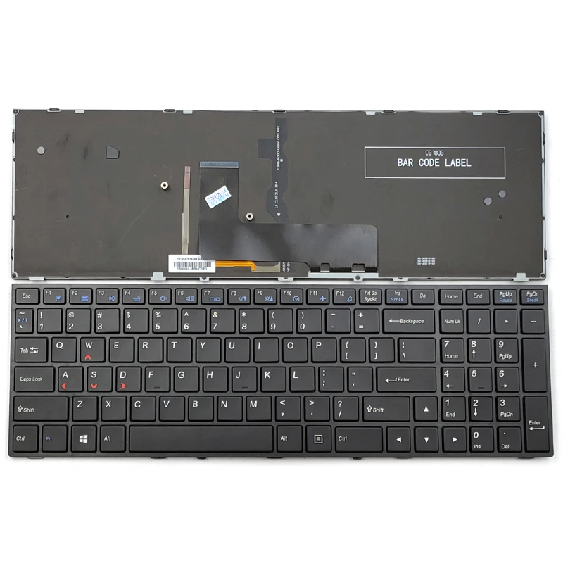 

New For Clevo P670RE3 P670RG P670SA P670SE P670SG P671SA Series Laptop Keyboard US Backlit