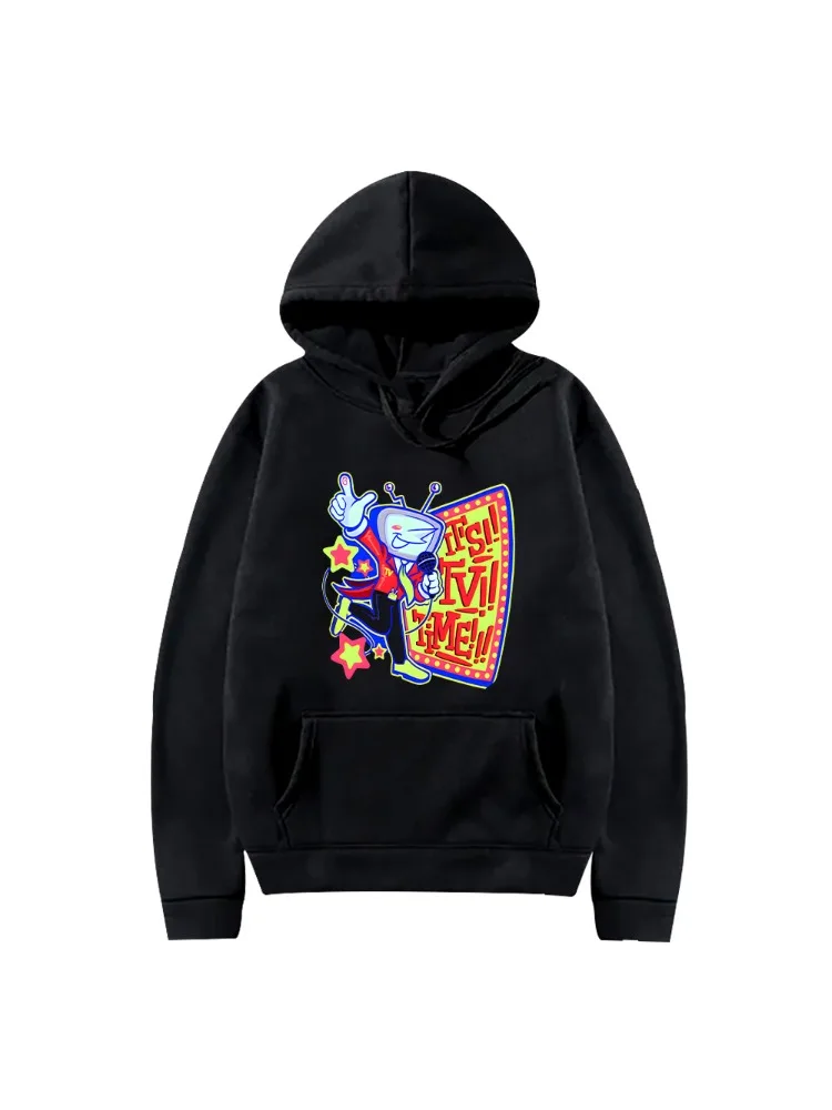 Sweat à capuche Deltarune Merch Mr Ant Tenna Show Host, It's TV Time Apparel, unisexe, style hip-hop, streetwear, haut ample, idée cadeau, pull-over