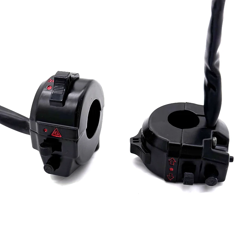 22mm Motorcycle Handle Bar Left Right Electric Start Control Switches Horn Turn Signal Headlight For Honda XL XR 250 400 600