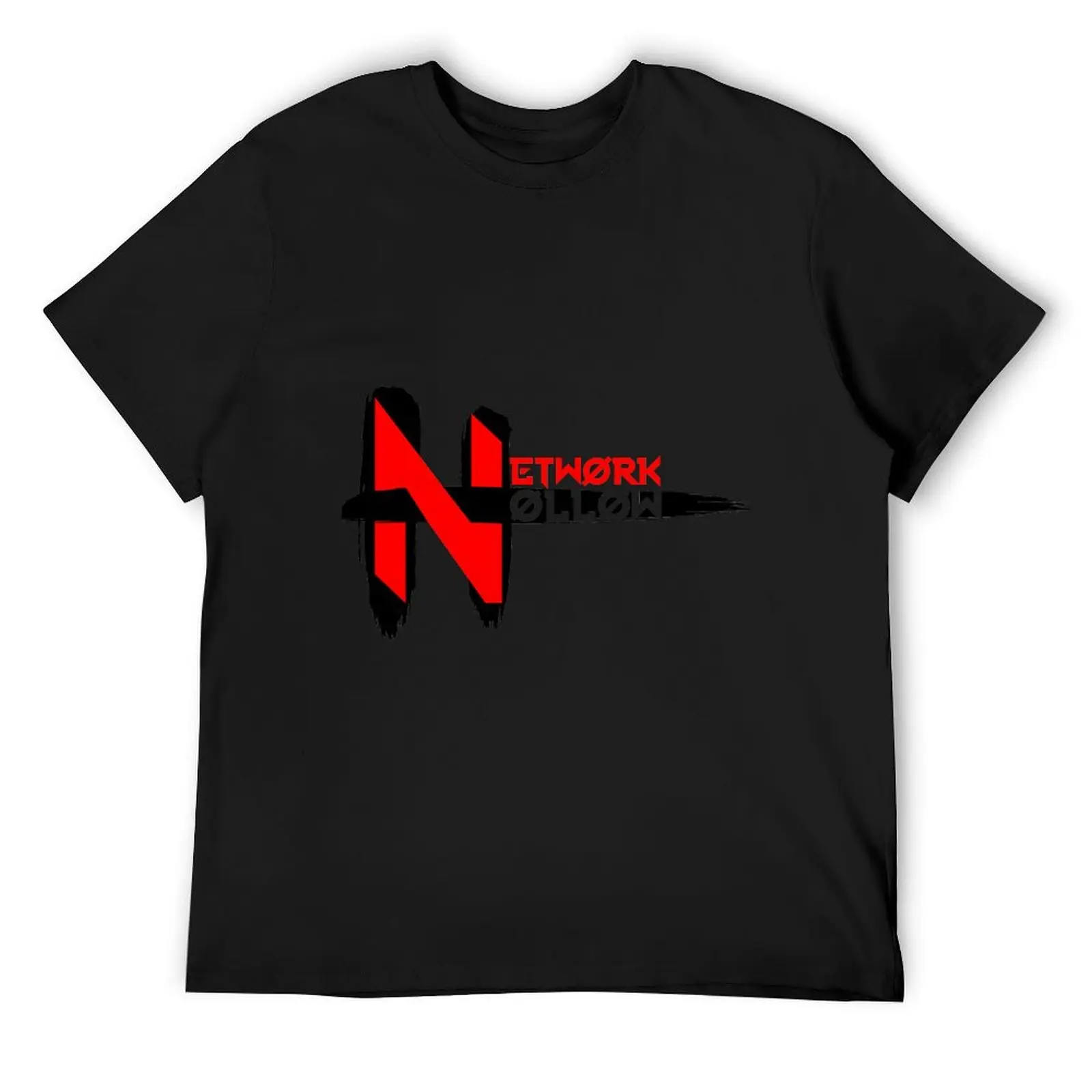 

Network Hollow T-Shirt Short sleeve tee oversized graphic tee customs men t shirts high quality