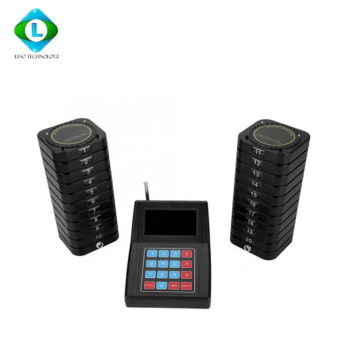 Wireless Guest Paging-Queuing System for Restaurant, Cafe, Bakery