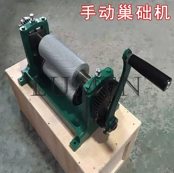 Manual Beeswax Foundation Embosser Honey Comb Bees Aluminum Alloy Roller Embosser Beeswax Foundation Machine