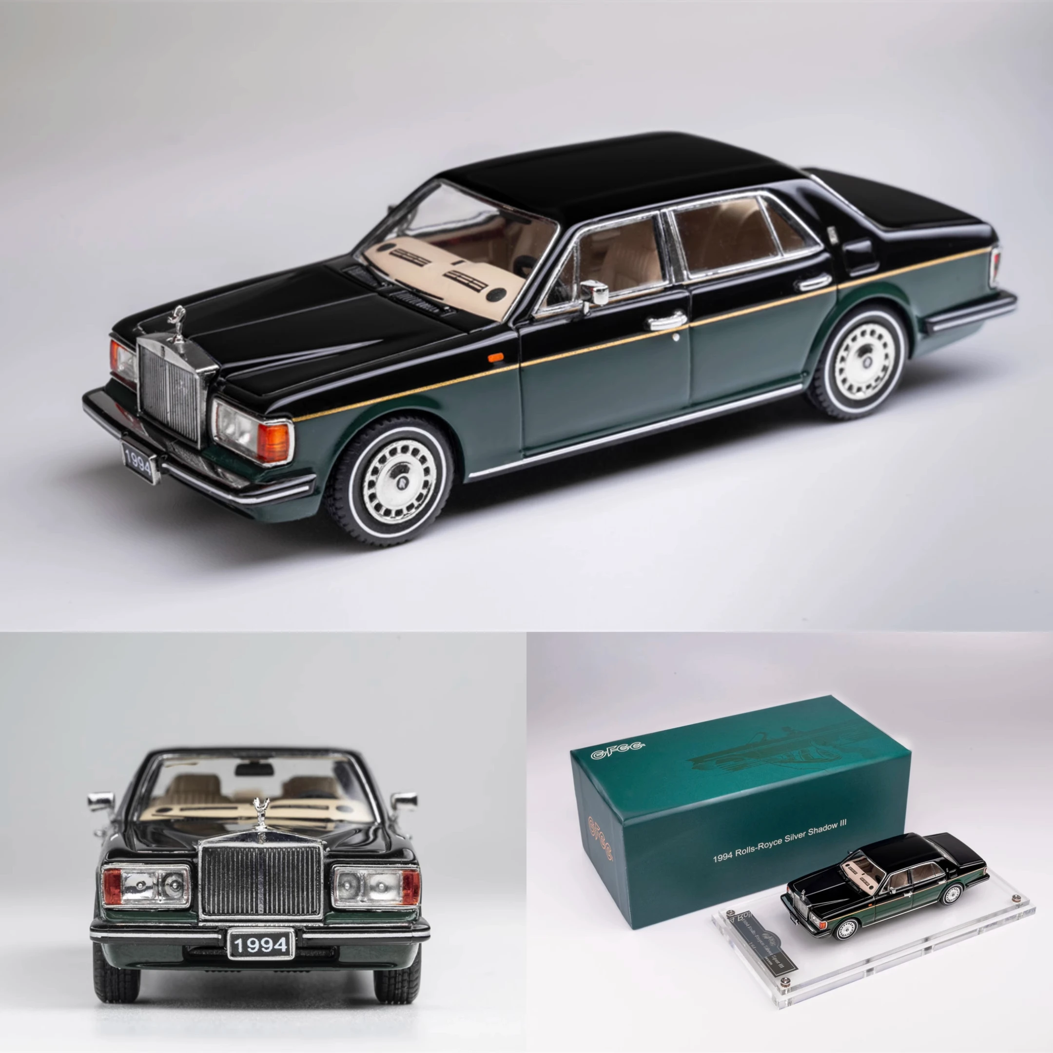 GFCC 1:64 Rolls-Royce series Silver Spur Alloy car model classic series toy gifts