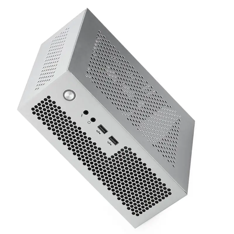 A09 3.8L ITX Chassis HTPC Portable Computer PC Support PCIe 2.5inch Solid States Drive Mini Computer Case