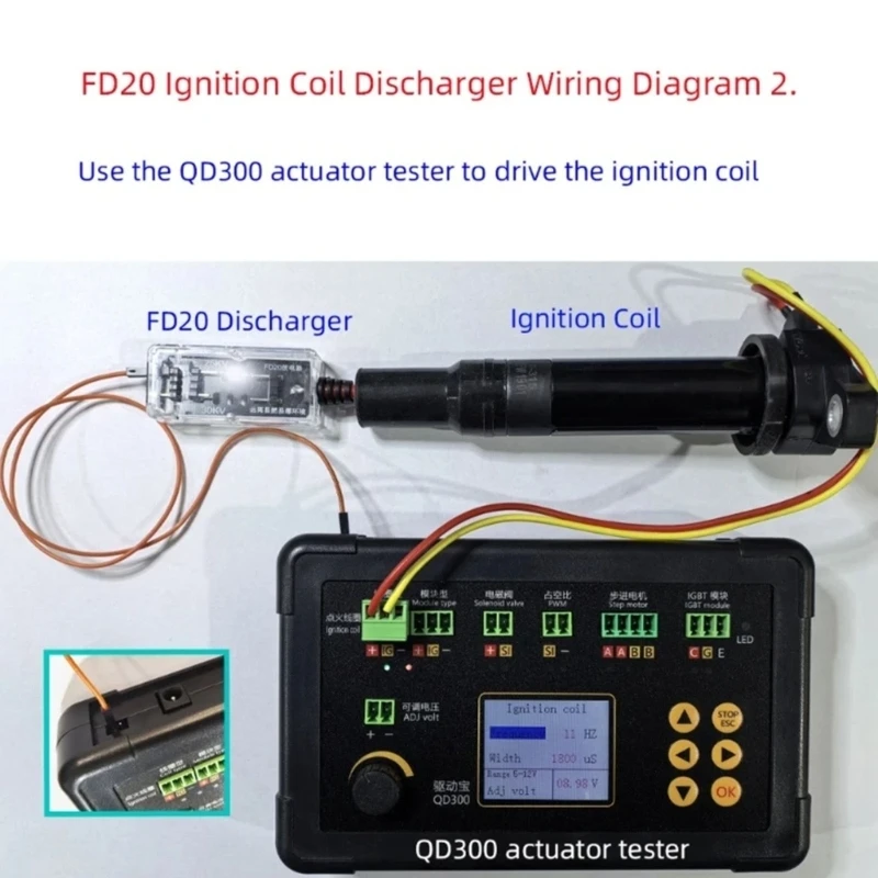  Professional Motorcycle Ignition Coil Discharger For Accurate Fault Detection And Diagnosis