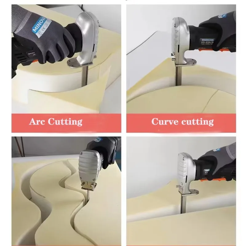 

2025 hot sale High-density Electric Sponge Saw Scissors Cutting Machine for Sofa Factory Foam Cutting
